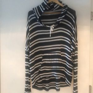 Striped hoodie, one size fits all